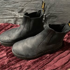 Dr. Martens Matte Black Chelsea Boots